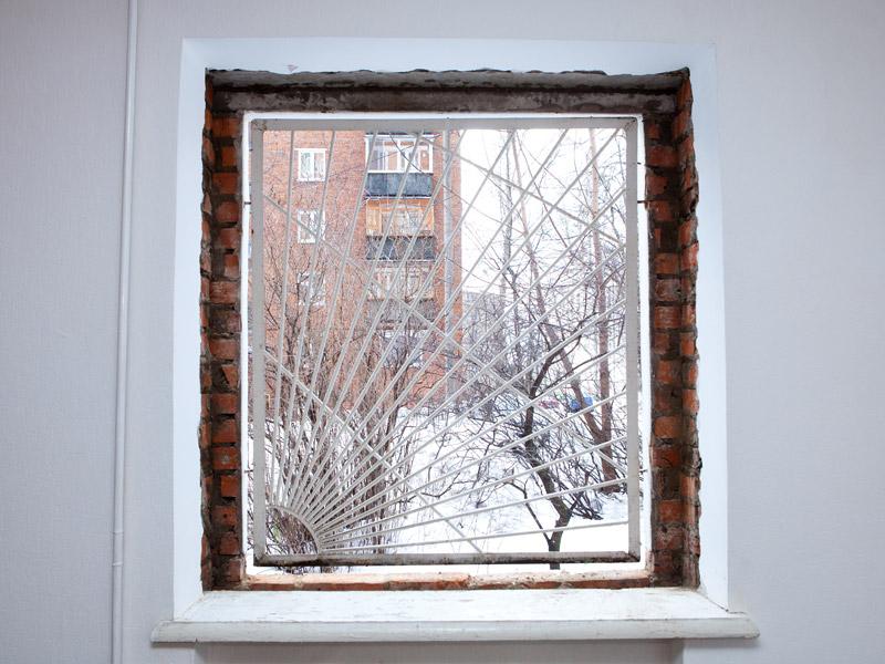 Монтаж рама с демонтированным окном