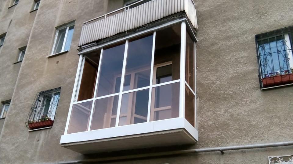 Остекление балконов в пол, французкий балкон, панорамное остекление